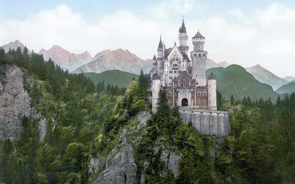 德国新天鹅城堡图片