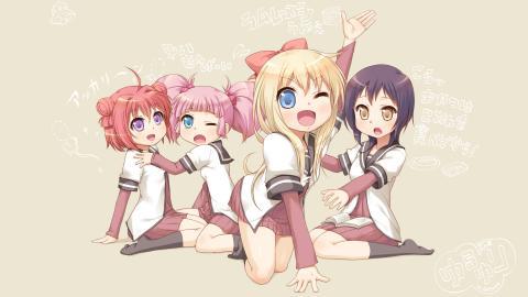 摇曳百合漫画美女图片