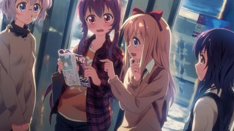 摇曳百合漫画美女图片