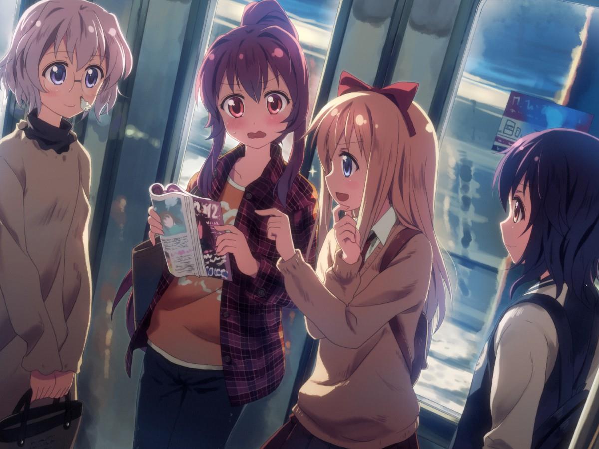 摇曳百合漫画美女图片