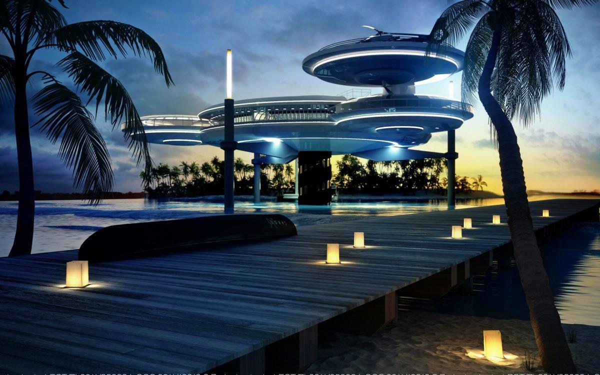 迪拜城市风景高清图片