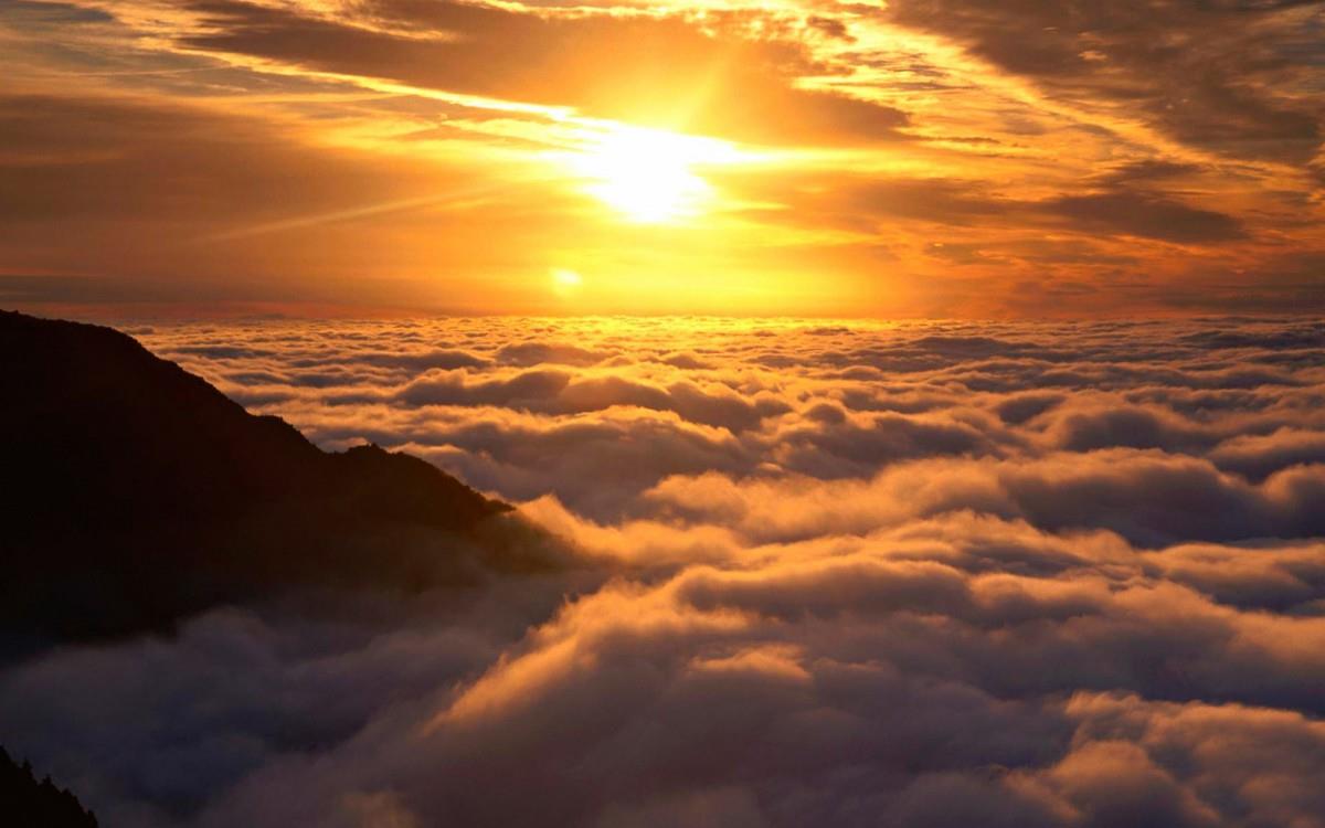 美丽的火烧云图片