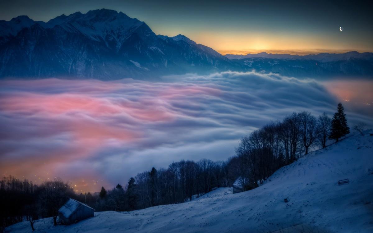 美丽的火烧云图片