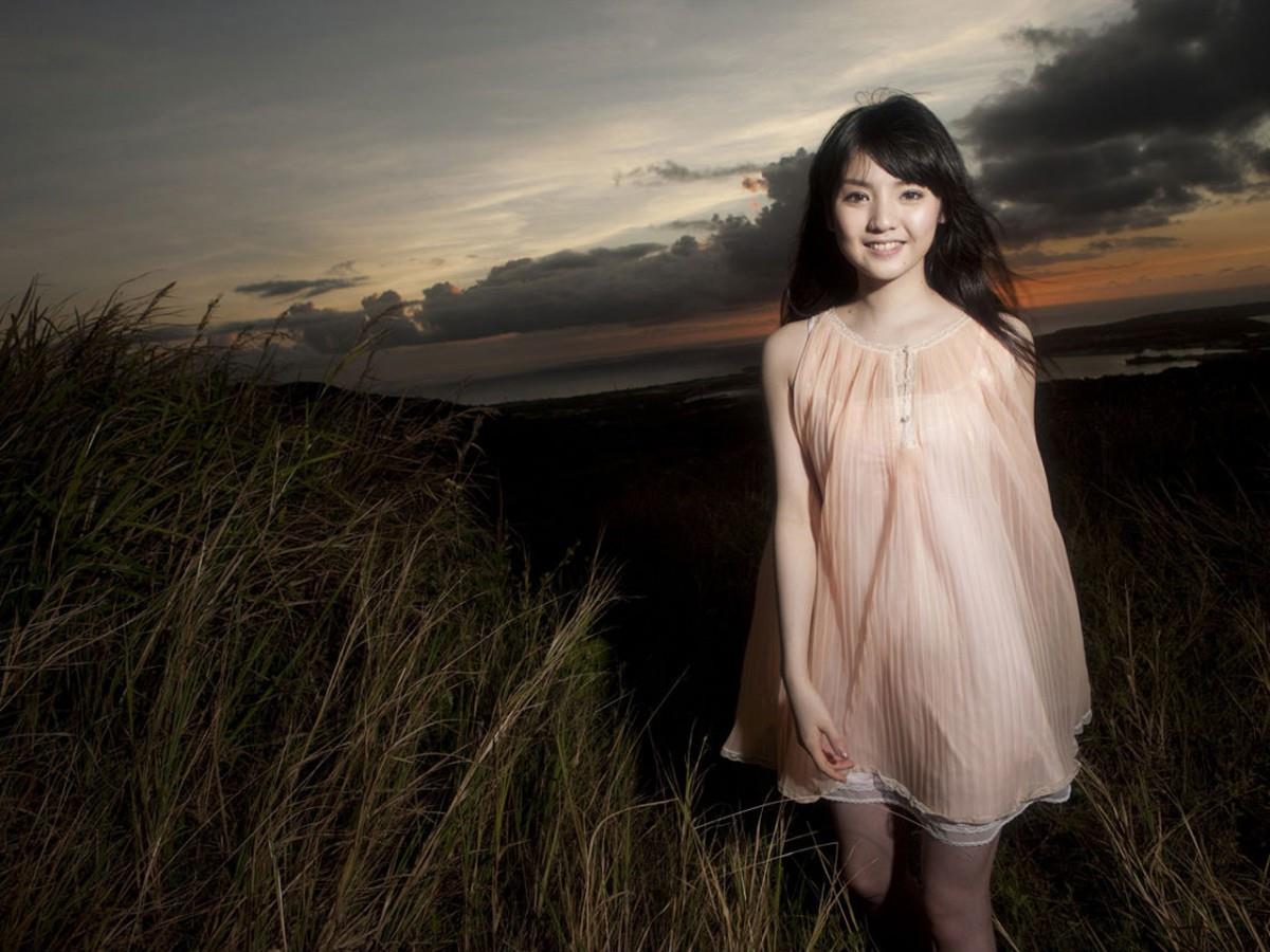 道重沙由美清纯少女图片