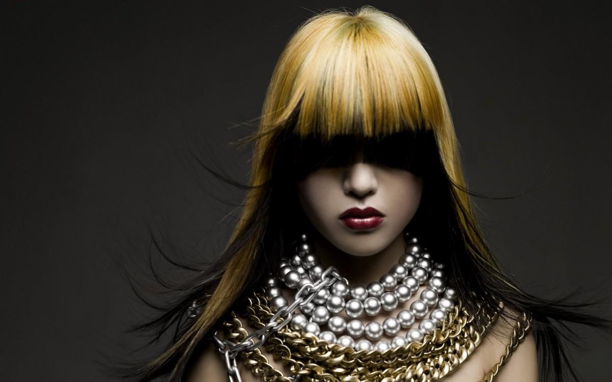 时尚美女美发造型图片