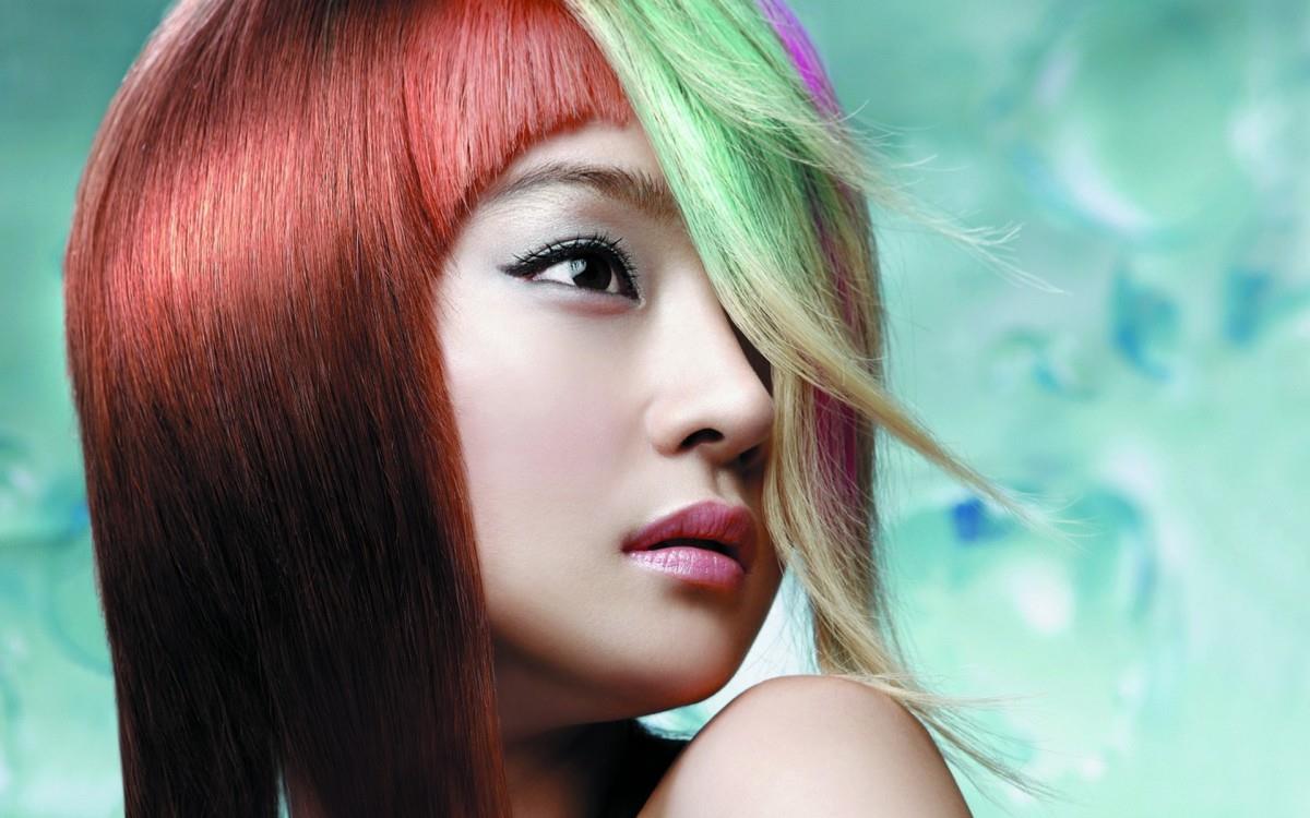 时尚美女美发造型图片