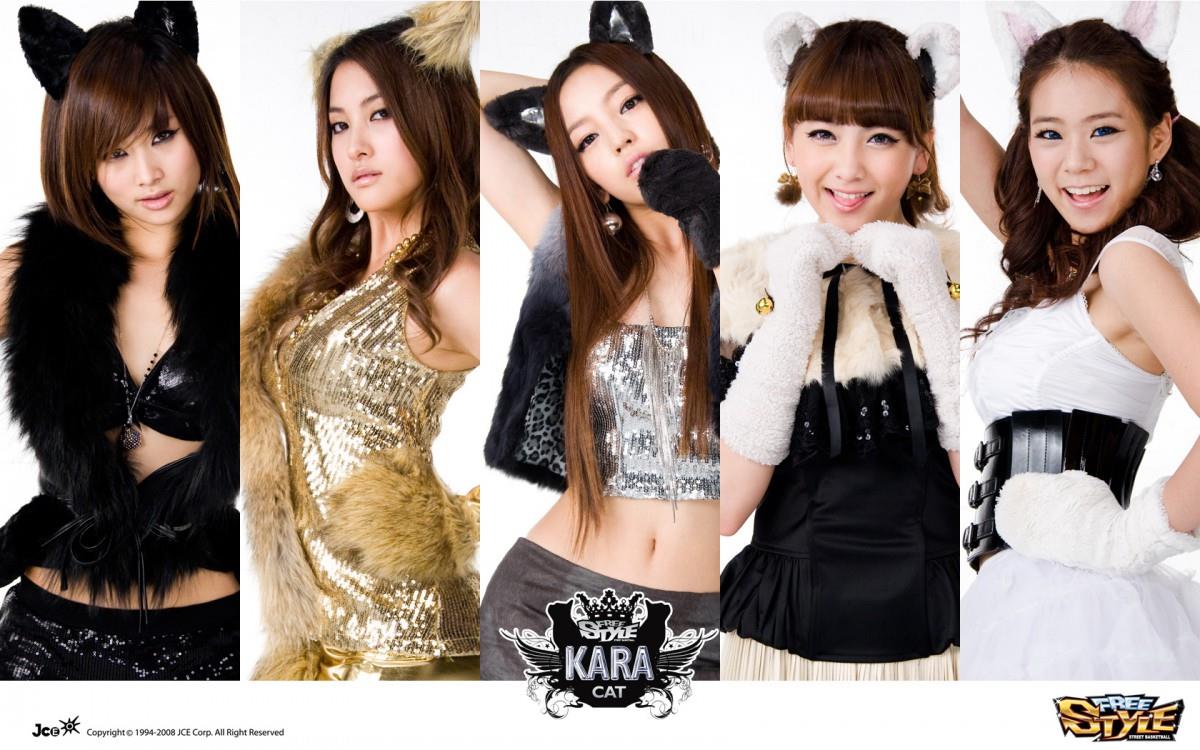KARA美女组合图片