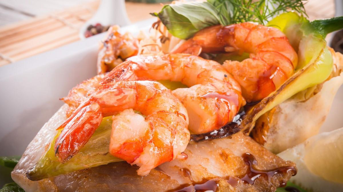 营养美食大虾图片