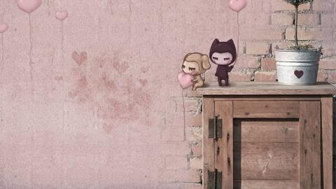 小左小右可爱图片