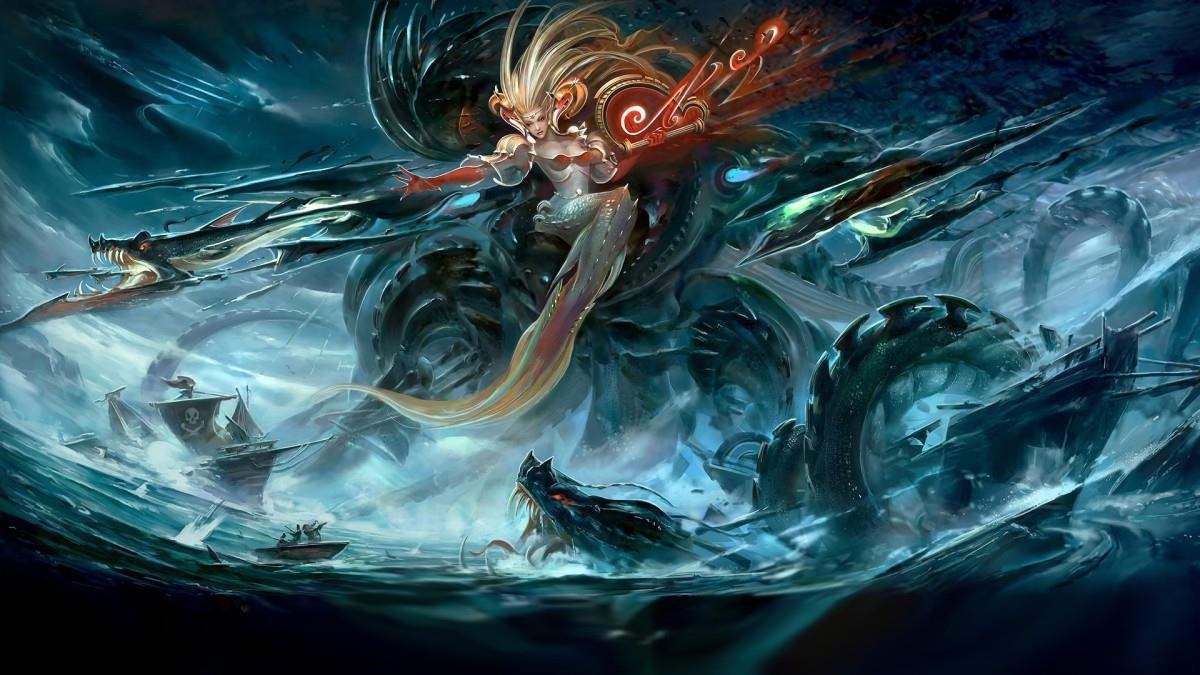 lol唤潮鲛姬娜美图片