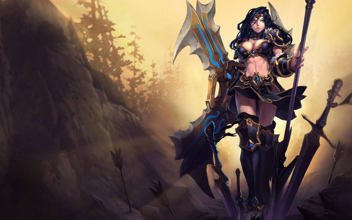 英雄联盟战争女神希维尔图片