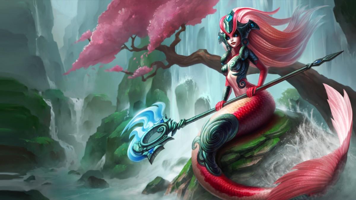 lol唤潮鲛姬娜美图片