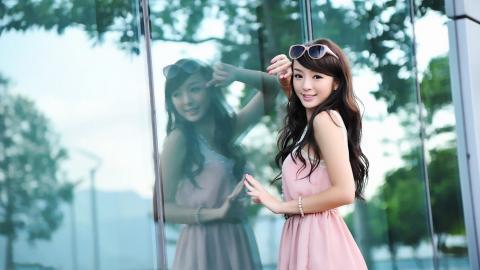 清纯如水的美女黄诗思图片