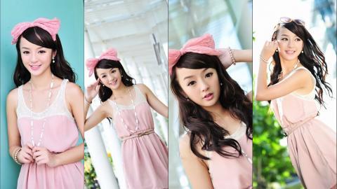 清纯如水的美女黄诗思图片