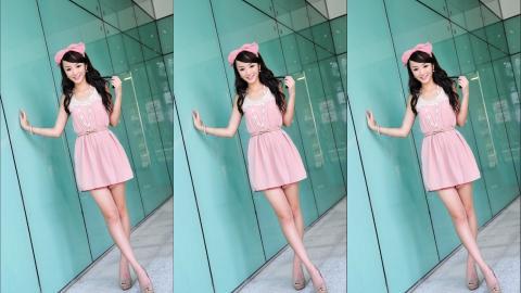 清纯如水的美女黄诗思图片