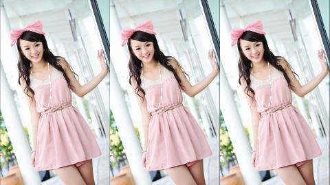 清纯如水的美女黄诗思图片