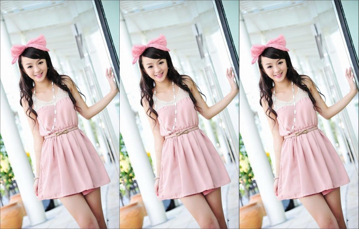 清纯如水的美女黄诗思图片