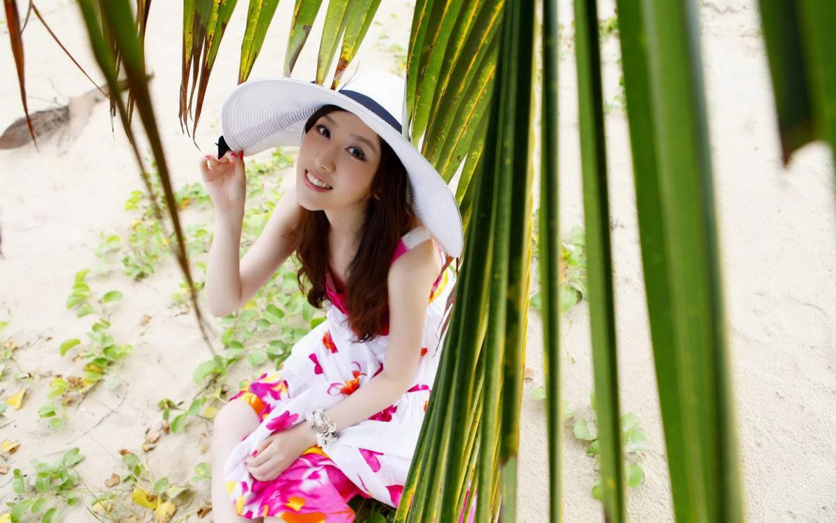 娇美似花女孩图片