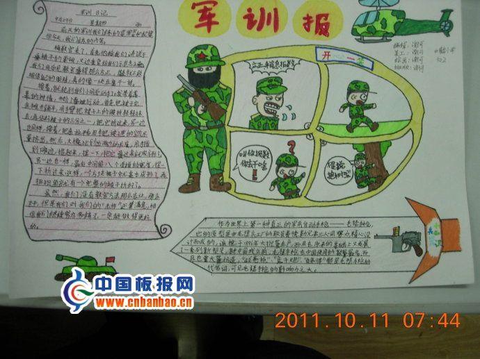 军训手抄报图片欣赏 10张军训手抄报