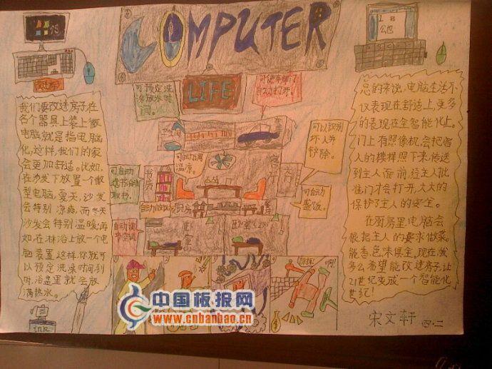 电脑手抄报版面设计图 16张小学生手抄报