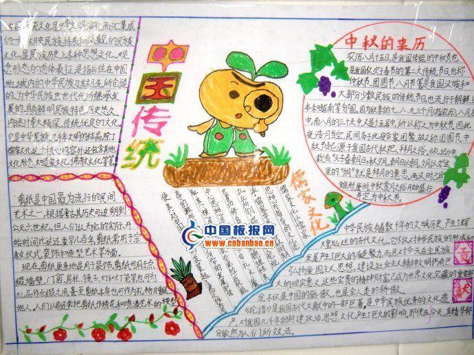 中国传统手抄报图片 10张传统文化手抄报