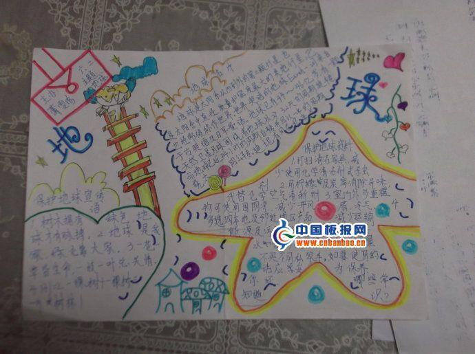 六年级保护地球手抄报 14张环保手抄报