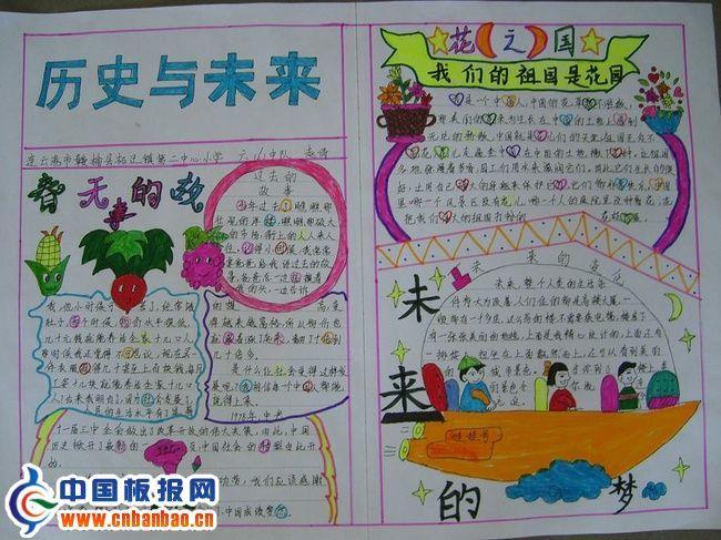 历史与未来手抄报图片 9张家乡变化手抄报