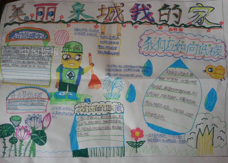 美丽泉城我的家手抄报 12张全运会手抄报