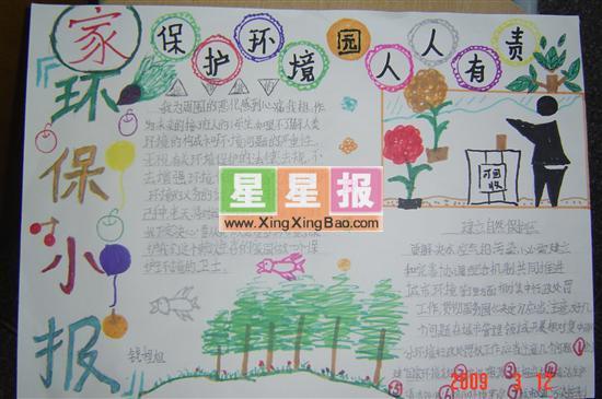 爱护环境手抄报（小学生制作） 12张保护环境手抄报