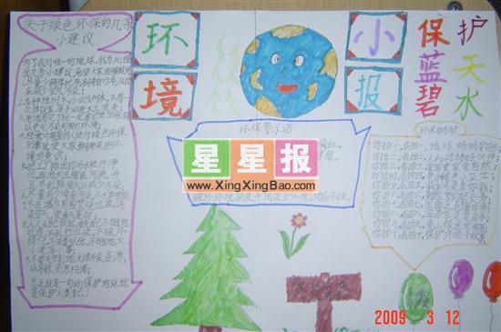 保护环境的手抄报：保护蓝天碧水 12张保护环境手抄报