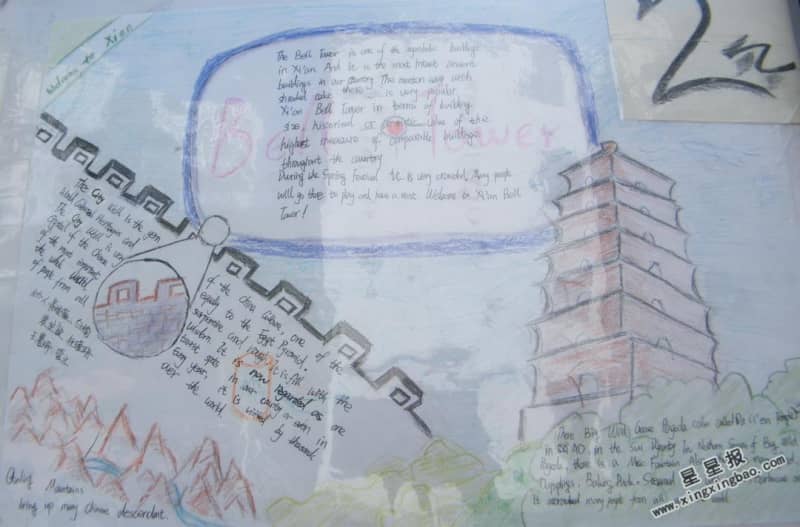 关于初中英语手抄报图片 10张英语手抄报