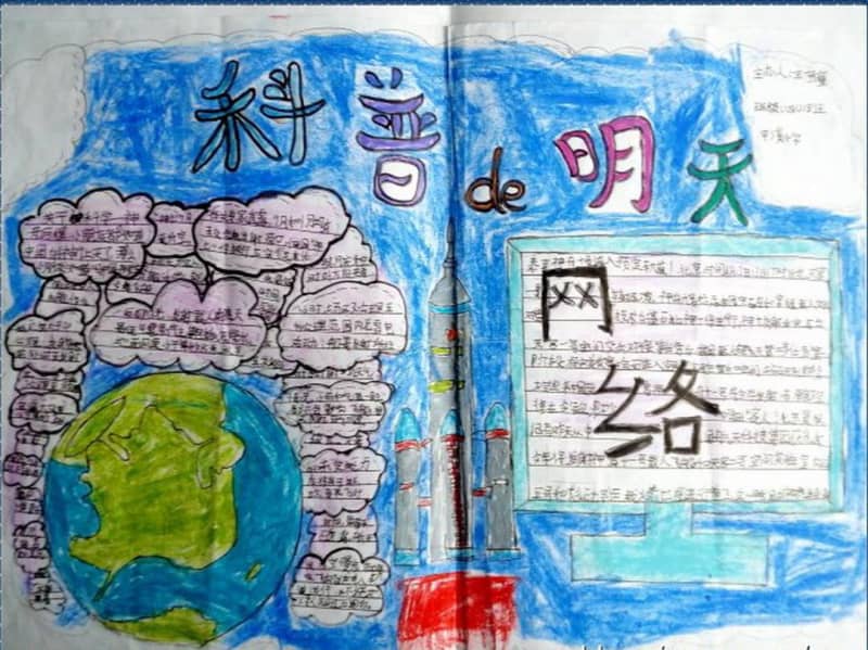 科普的明天手抄报内容 13张科普手抄报