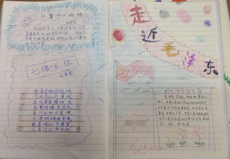 走近毛泽东手抄报图片 15张初中手抄报