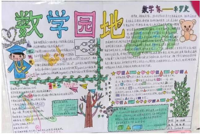有趣的数学手抄报，画在笔下乐在其中 9张数学手抄报
