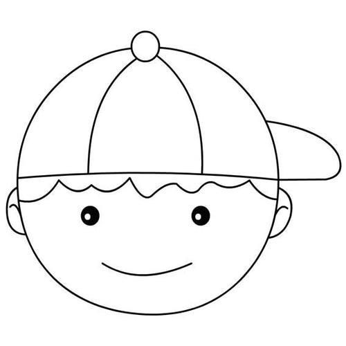 小男孩简笔画头像图片可爱 小男孩简笔画头像图片帅气 20张