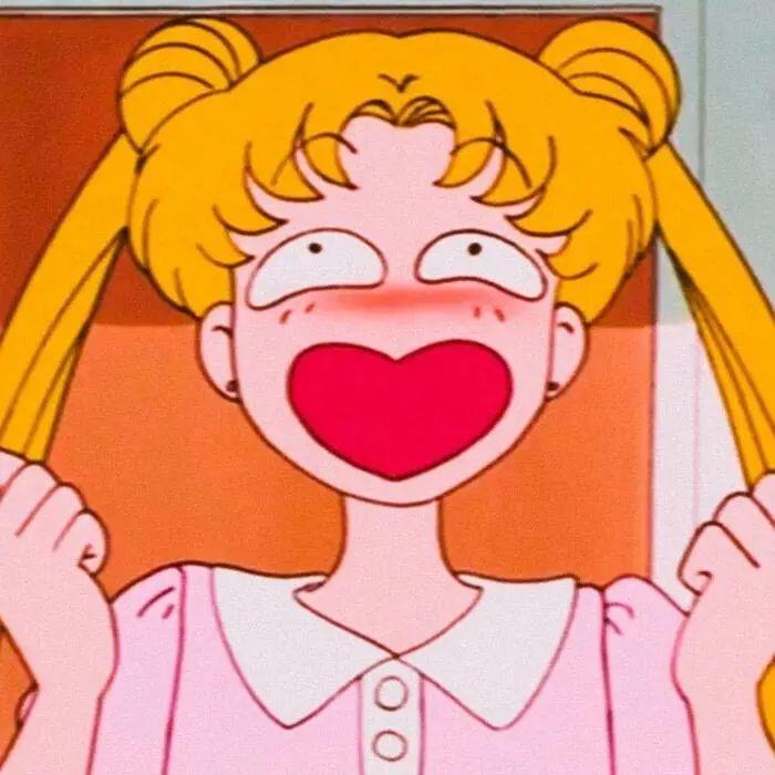 闺蜜三人群头像图片可爱动漫|美少女战士头像三张 6张