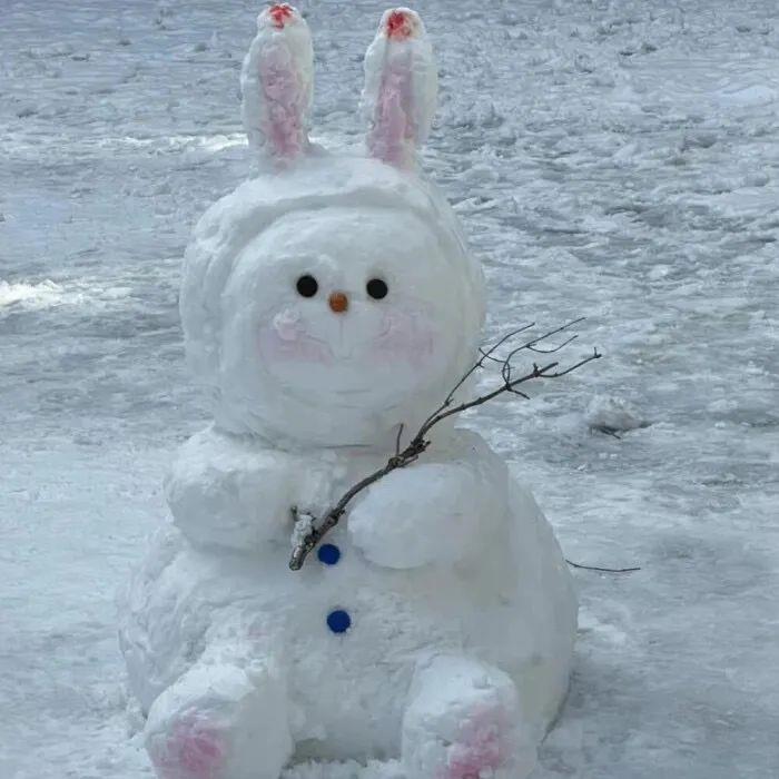 适合冬天的头像|好看的雪人图片大全2022 10张