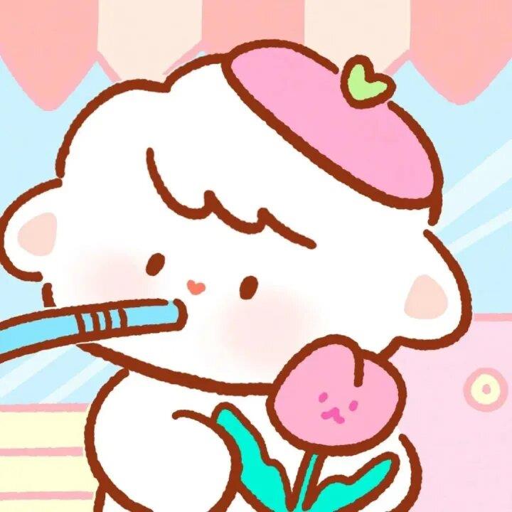 2023新年最新版可爱卡通吃货情侣头像图片大全 10张