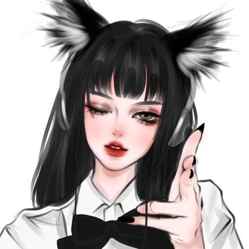 禁欲系女生头像图片动漫 禁欲系少女动漫头像 20张