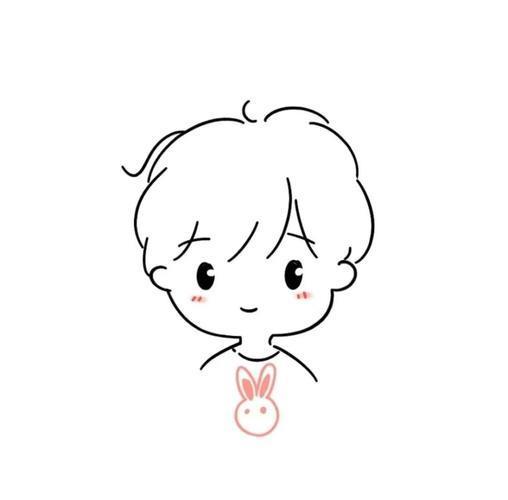 男生女生头像简笔画 男生女生头像简笔画图片可爱 20张