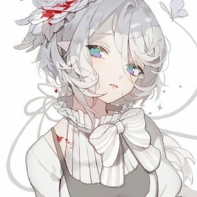 微信卡通女头像高冷 微信卡通头像女2023最新款 20张