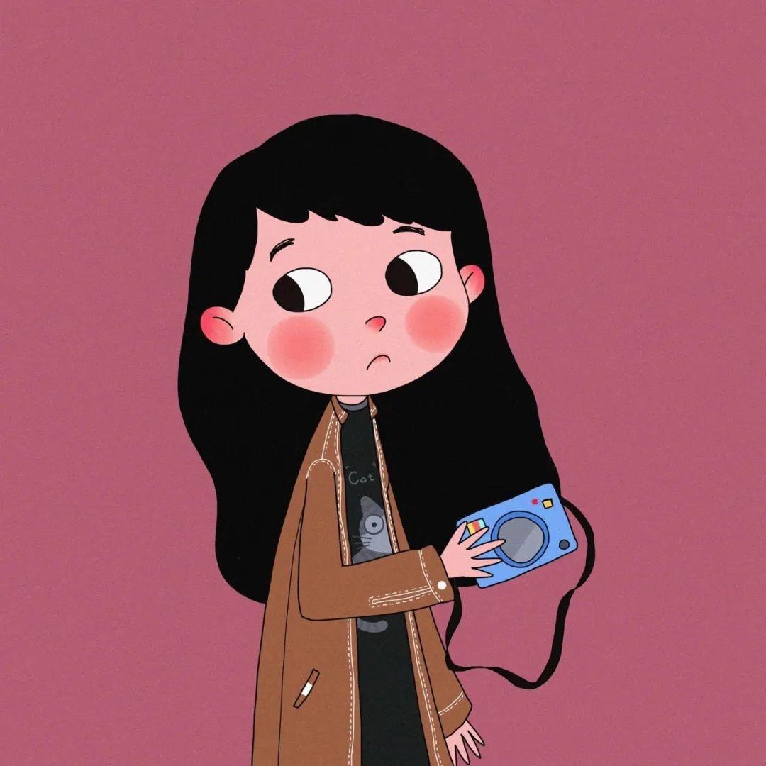 2023年微信闺蜜四人群头像卡通图片一人一张 4张