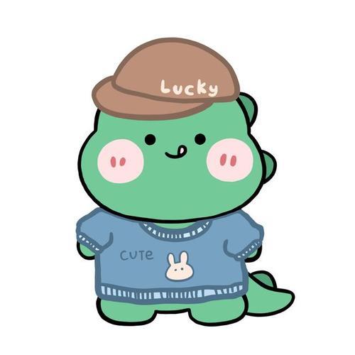 q版小恐龙头像可爱 Q版小恐龙图片大全 17张