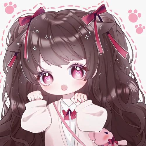 卡通头像女生可爱萌图片 兔年卡通女生头像2023 20张