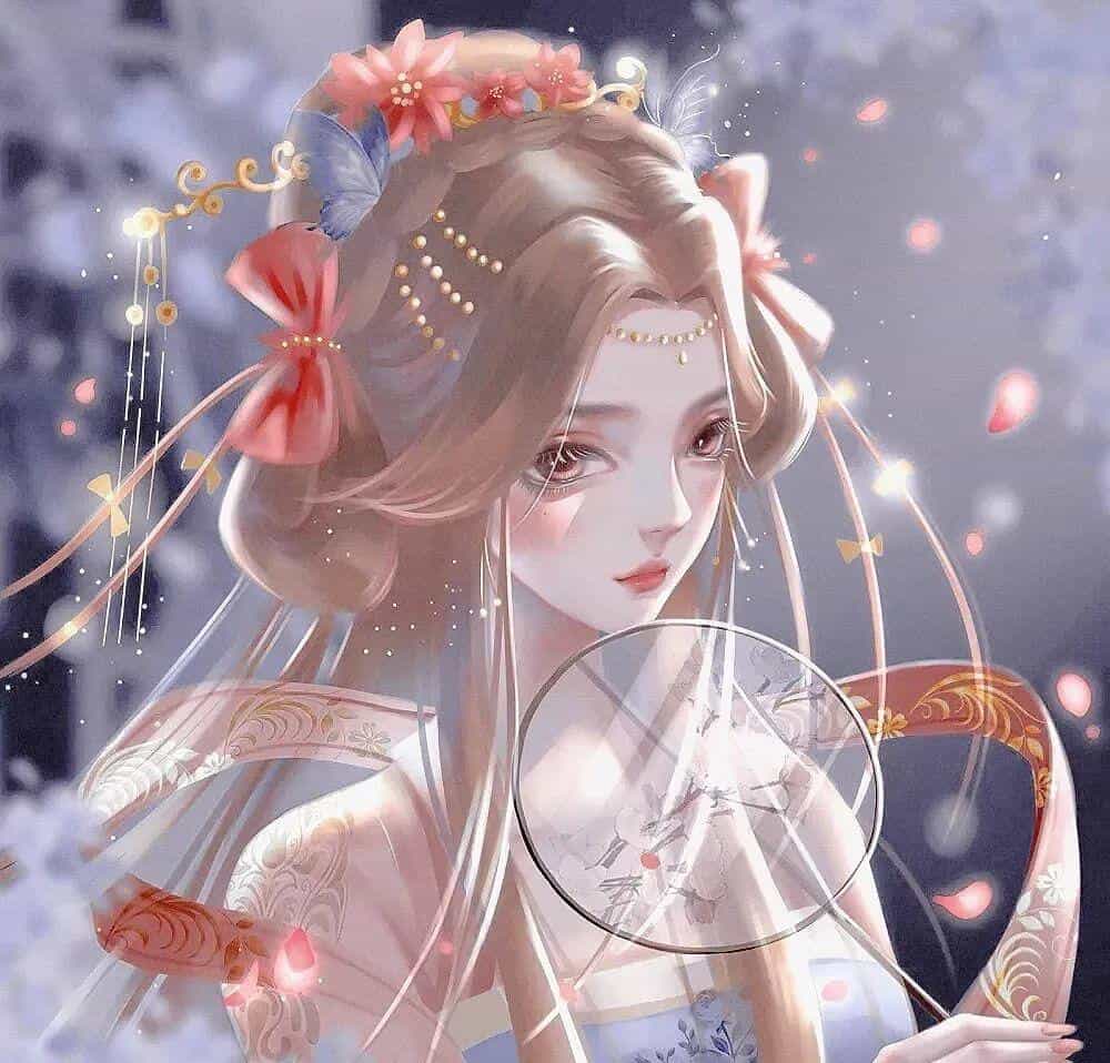 一眼惊鸿的女生专用头像古风美人动漫图片仙气稀有 7张