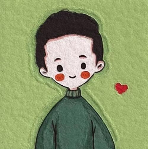 手绘油画情侣头像图片大全 情侣头像插画手绘图片唯美 20张