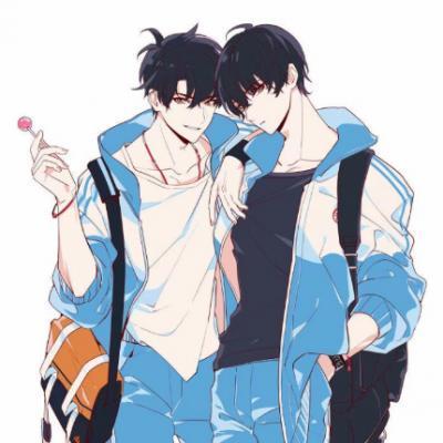 二人兄弟头像动漫 二人兄弟专属头像沙雕 20张