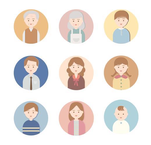 卡通家人头像图片 卡通一家人头像图片大全 20张