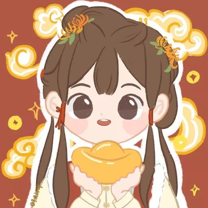 兔年可爱的新年头像闺蜜二人2023|最新过年女生头像图片 8张