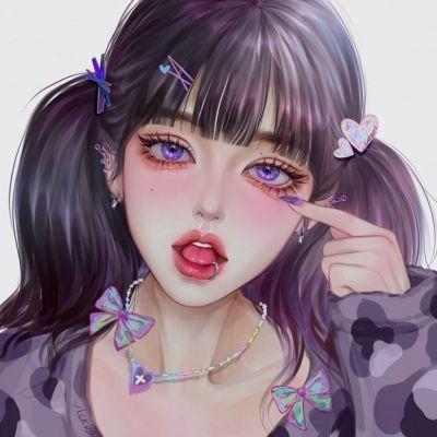 女生动漫头像骚气女头像 女生动漫头像冷酷帅气 20张